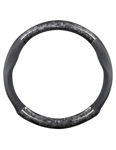 Manga de Volante Ergocar 37-38cm Fibra Carbono y Cuero