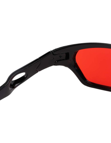 Gafas 3D Unisex Calsgkspray Marco Negro y Rojo