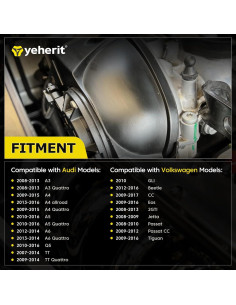 Cubierta Superior Cadena de Tiempo Motor YEHERIT para VW/Audi 2