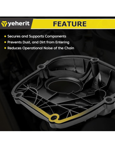 Cubierta Superior Cadena de Tiempo Motor YEHERIT para VW/Audi