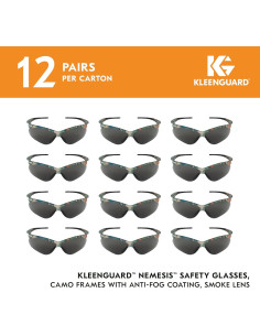 Gafas de Seguridad KleenGuard V30 Nemesis 12 Pares Antivaho 2