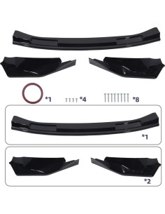 Spoiler Divisor de Labio Parachoques Frontal ZXMOTO BMW G80 M3 M4 2021-2025 2