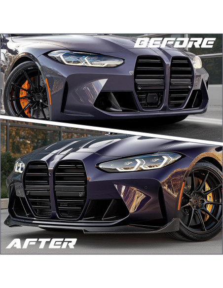 Spoiler Divisor de Labio Parachoques Frontal ZXMOTO BMW G80 M3 M4 2021-2025