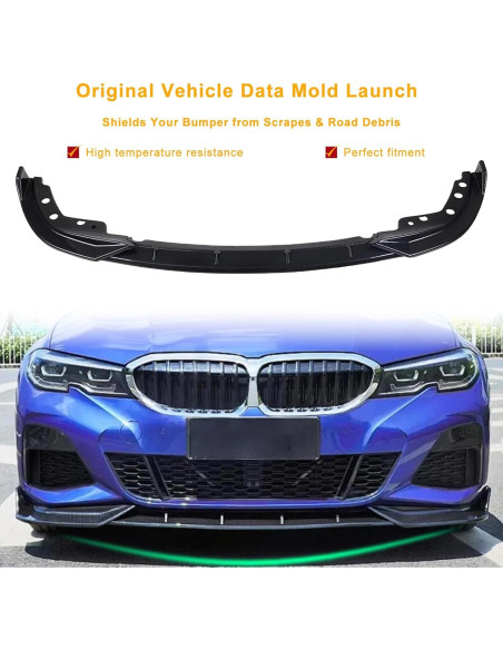 Lip Spoiler Parachoques Frontal KHK para BMW G20 M-Sport 2019-2022