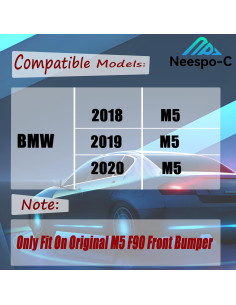 Divisor de Labio Frontal NEESPOC para BMW M5 F90 2018-2020 2