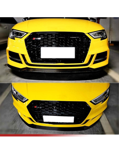 Labio Frontal de Fibra de Carbono Audi S3 A3 Sline 2017-2020