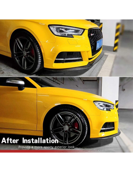 Labio Frontal de Fibra de Carbono Audi S3 A3 Sline 2017-2020
