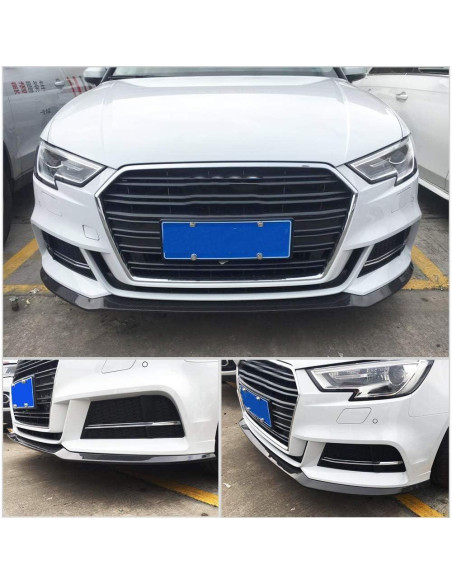 Labio Frontal de Fibra de Carbono Audi S3 A3 Sline 2017-2020