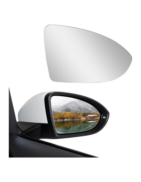 Espejo Calentado Lado Derecho Vrasly para Volkswagen Golf 2015-2021