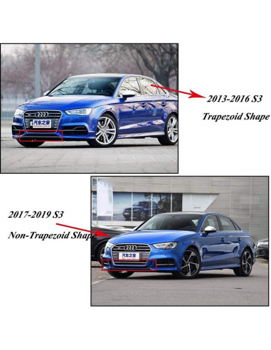 Labio Frontal de Fibra de Carbono Audi S3 A3 Sline 2017-2020