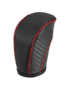 Cubierta de Palanca de Cambios X AUTOHAUX Cuero Sintético Rojo