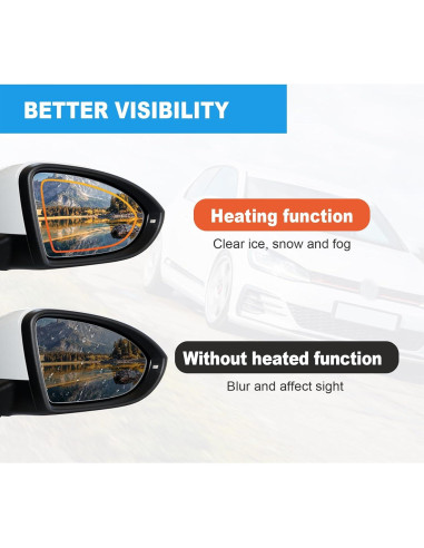 Espejo Calentado Lado Derecho Vrasly para Volkswagen Golf 2015-2021