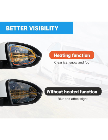 Espejo Calentado Lado Derecho Vrasly para Volkswagen Golf 2015-2021