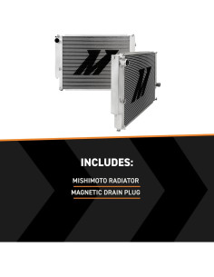 Radiador de Aluminio Mishimoto MMRAD-E36-92 para BMW E36 1992-1999 2