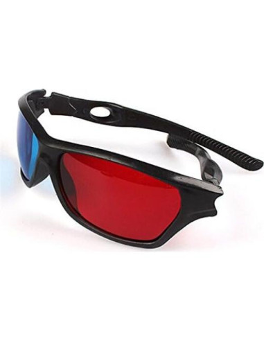 Paquete de 2 Gafas 3D VizGiz Rojo y Cian para Películas