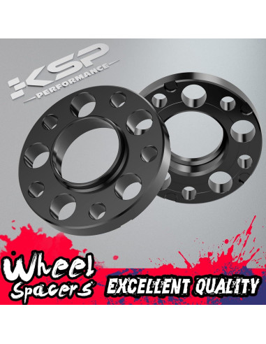 Espaciadores de Rueda KSP 5x120mm 20mm con 10 Pernos M12x1.5