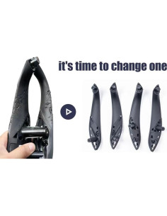 Kit de 4 Manijas de Puerta Interior iCarPro para BMW F30 F32 2