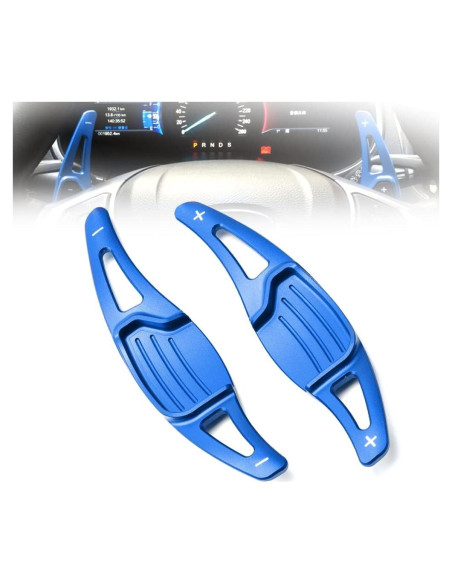Extensiones de Palanca de Cambio HIBEYO Azul para Ford Mondeo, MKZ, Taurus, Edge