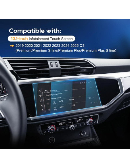 Protector de Pantalla Audi Q3 2019-2025 LiFan 10.1" 9H