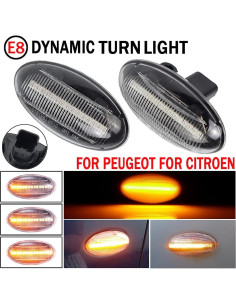 Luz LED de Señal de Giro Hacreyatu para Peugeot y Citron 2