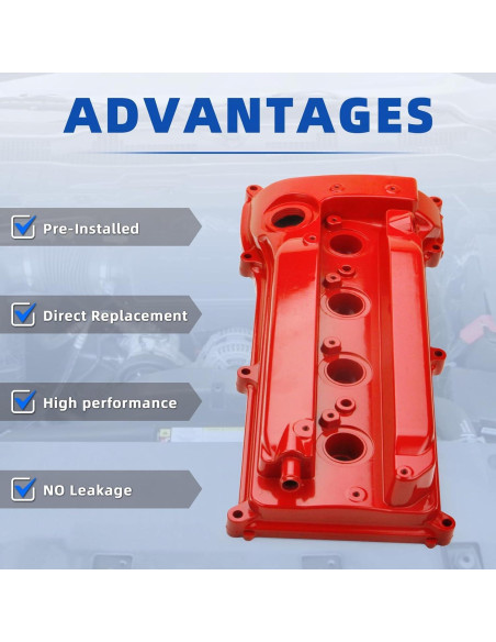 Cubierta de Válvula de Motor MITZONE Aluminio 2.4L para Toyota