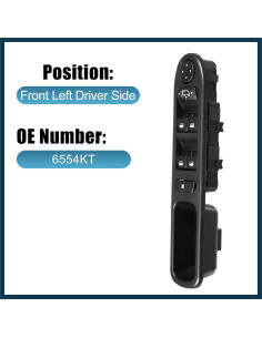 Interruptor de Ventana Peugeot 307 2000-2008 TUCKBOLD 6554KT 2