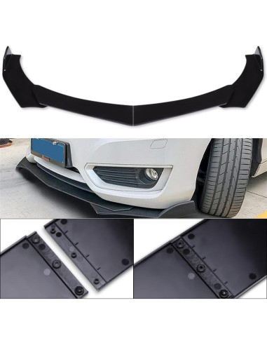 Kit Labio Divisor Parachoques Frontal Universal DREAMOTOR 4PCS