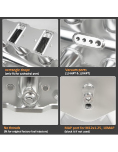 Colector de Admisión Htostar Racing 102mm para LS1 LS2 LS6 2