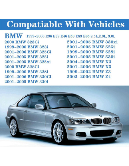 Junta de Colector de Admisión HIHIAV para BMW 2.5L M54