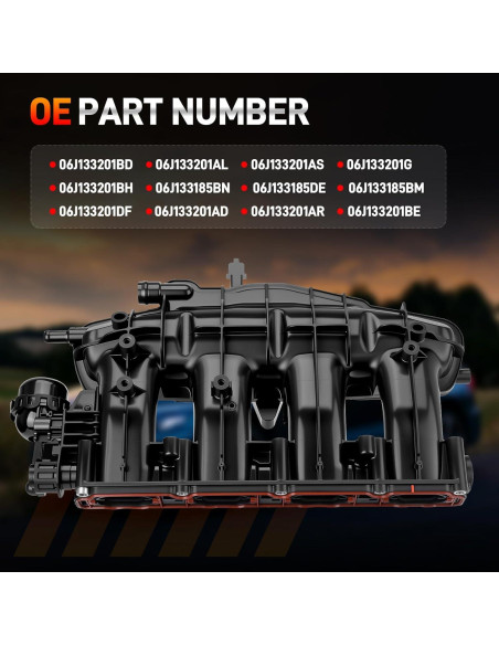 Colector de Admisión GDUKOP 2008-2013 Audi VW 2.0T TSI