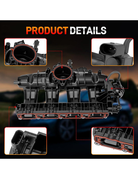 Colector de Admisión GDUKOP 2008-2013 Audi VW 2.0T TSI