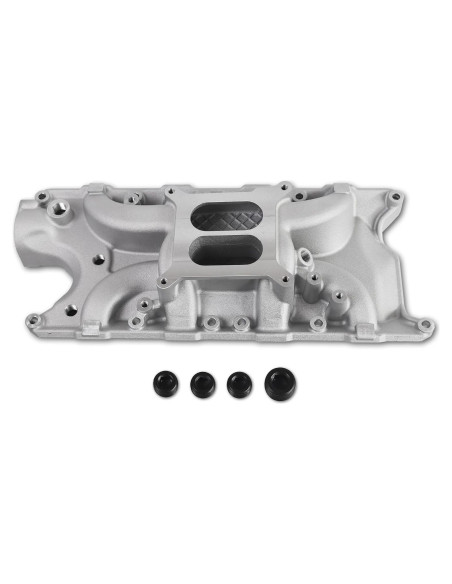 Colector de Admisión Aluminio JGhyperX Doble Plano 260 289 302 V8