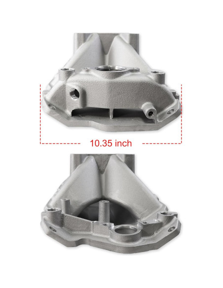 Colector de Admisión Aluminio JGhyperX 52031 SBC 305 350 400