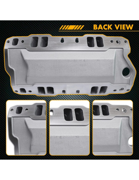 Colector de Admisión Aluminio JGhyperX 52031 SBC 305 350 400