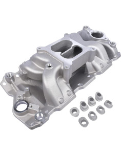 Colector de Admisión Aluminio Woosphy para Chevy Small Block 2