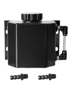 Tanque de Expansión de Radiador Ucreative 1L Aluminio Negro