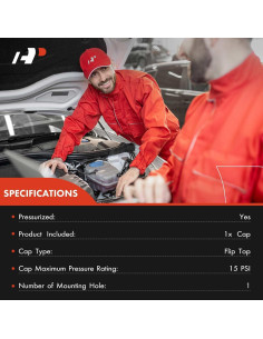 Tanque de Recuperación de Refrigerante A-Premium para Honda Accord 2.3L 3.0L 1998-2002 2