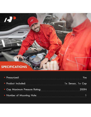 Tanque de Recuperación de Refrigerante A-Premium para BMW E36