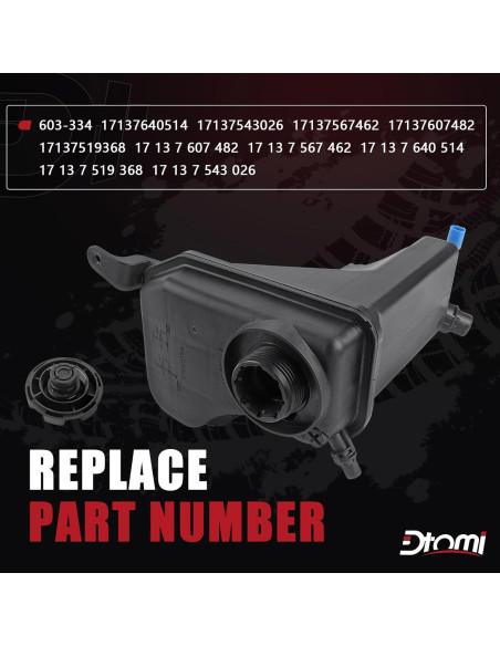 Tanque de Expansión Refrigerante BMW E90 E91 E92 E93 2007-2016