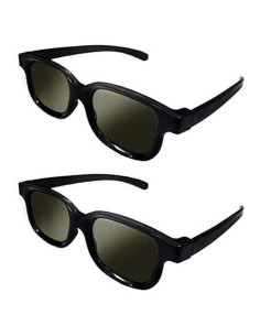 Lote de 2 Gafas 3D RealD Pasivas para TV y Cine