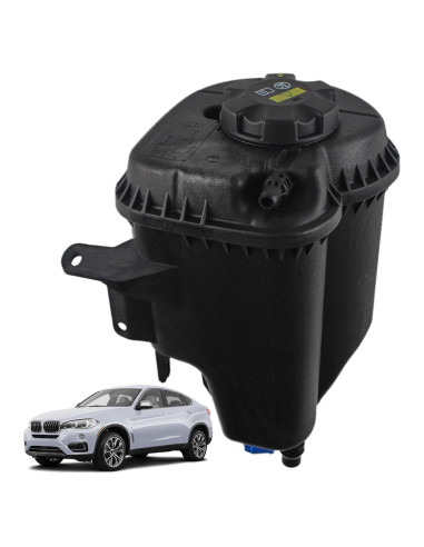 Tanque de Refrigerante YzusGomumu para BMW X5/X6 2007-2019