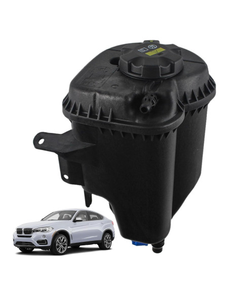 Tanque de Refrigerante YzusGomumu para BMW X5/X6 2007-2019