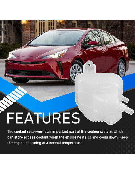Tanque de Refrigerante YzusGomumu para Toyota y Lexus 2016-2022