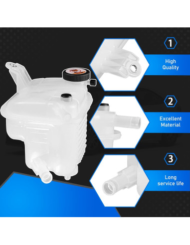 Tanque de Refrigerante YzusGomumu para Toyota y Lexus 2016-2022