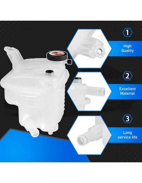 Tanque de Refrigerante YzusGomumu para Toyota y Lexus 2016-2022