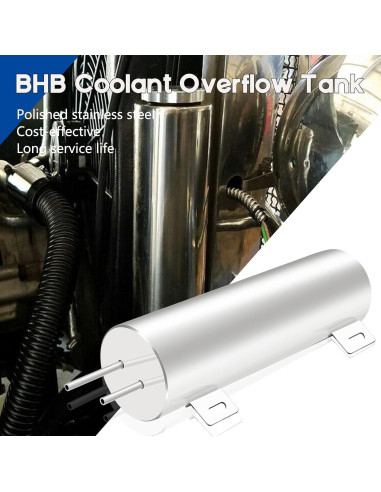 Tanque de Desbordamiento BHB 3x9" Acero Inoxidable 0.95L