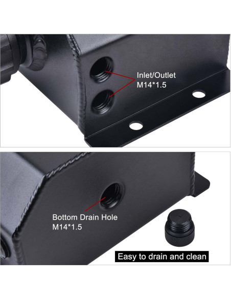 Tanque de Desbordamiento de Refrigerante Speedwow 1L Universal