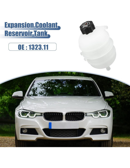 Tanque de Refrigerante Radiador X AUTOHAUX para Peugeot 206 CC 2001-2008