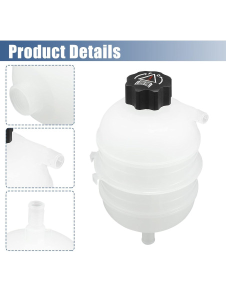 Tanque de Refrigerante Radiador X AUTOHAUX para Peugeot 206 CC 2001-2008