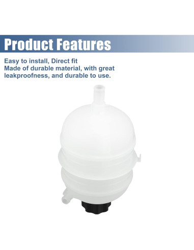 Tanque de Refrigerante Radiador X AUTOHAUX para Peugeot 206 CC 2001-2008